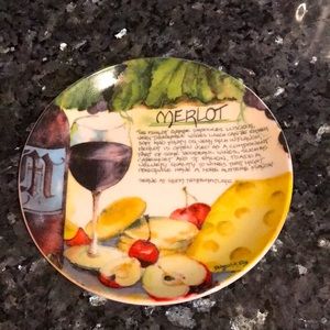 Wine Appetizer plates (2)